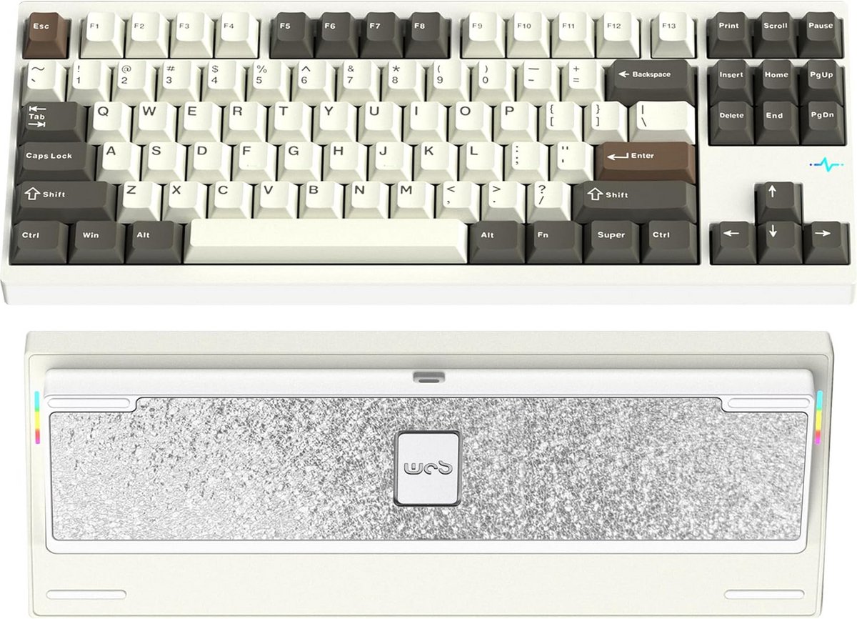 CNC Aluminium Mechanisch Toetsenbord met Snelsluiting en Drievoudige Verbindingsmodi