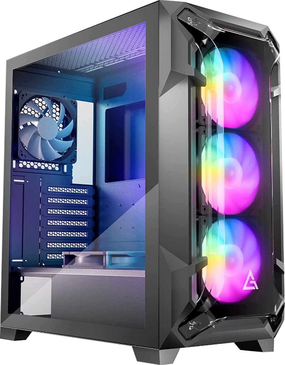 ScreenON - Grey Flux - Ryzen 5 - 500GB M.2 SSD - Radeon Vega 7 - GamePC