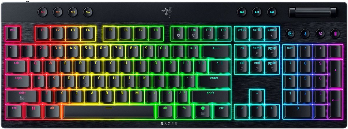 Razer BlackWidow V4 - Draadloos Gaming Toetsenbord - Mechanische Yellow Switches - RGB - Qwerty
