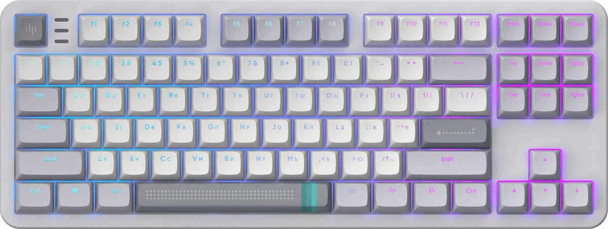 Dark Project ALU Daylight - Mechanisch Gaming Toetsenbord ANSI (UA) - Grijs