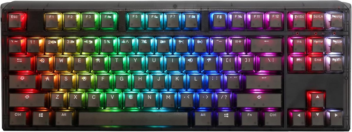 TKL Mechanisch Gaming Toetsenbord met RGB Verlichting - Snel MX Speed Silver Switches