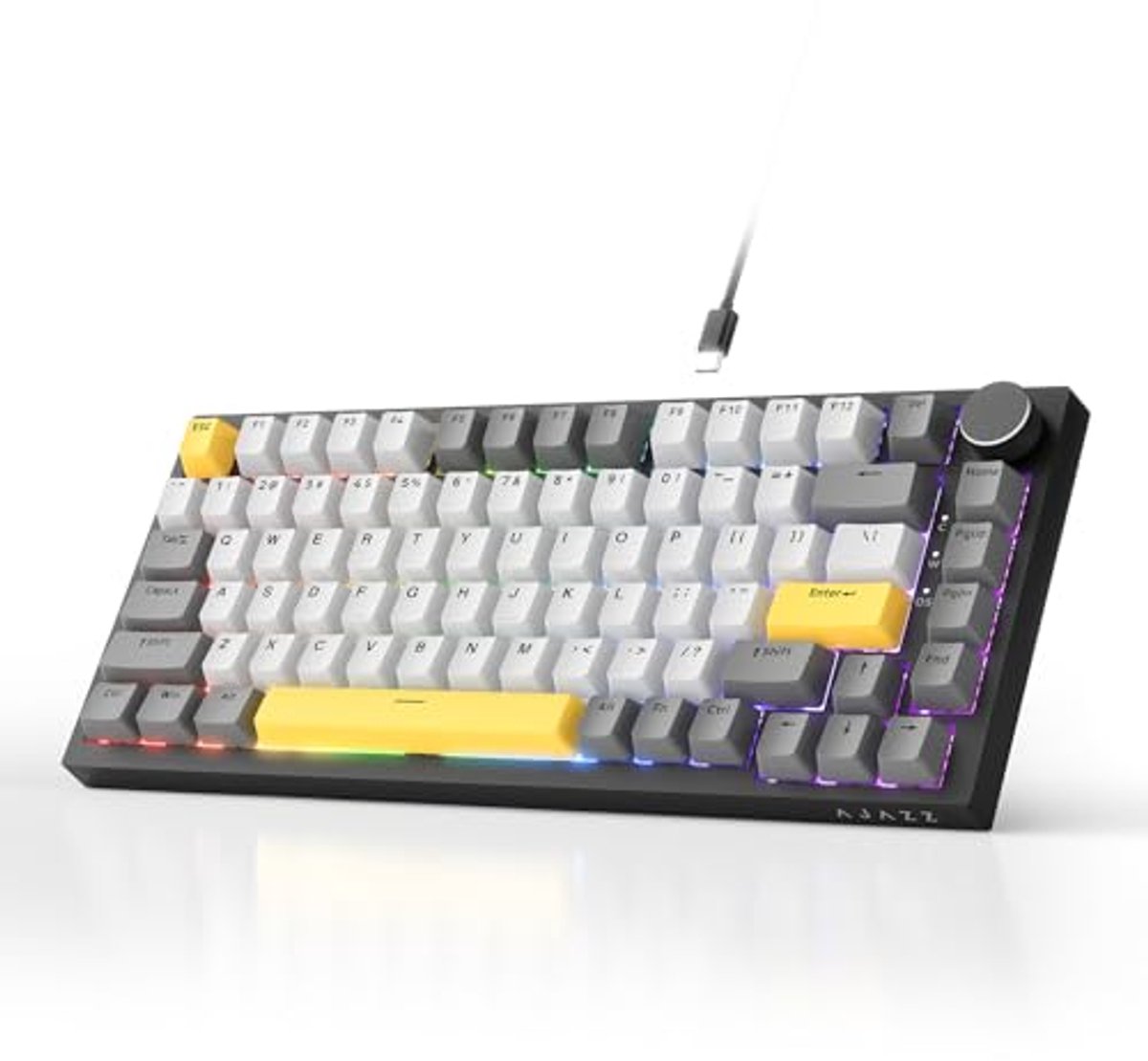 Mechanisch Gaming Toetsenbord met RGB Verlichting en Hot-Swappable Functie