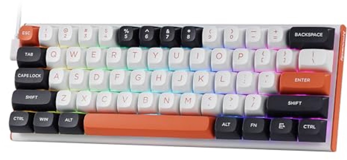 60% Mechanisch Gaming Toetsenbord met Hyper-Fast Actuatie en Aanpasbare Bediening