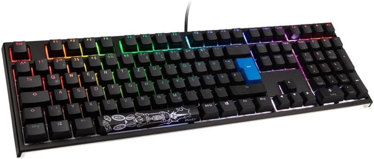 Mechanisch Gaming Toetsenbord USB - Volledig RGB Verlicht - Zwart