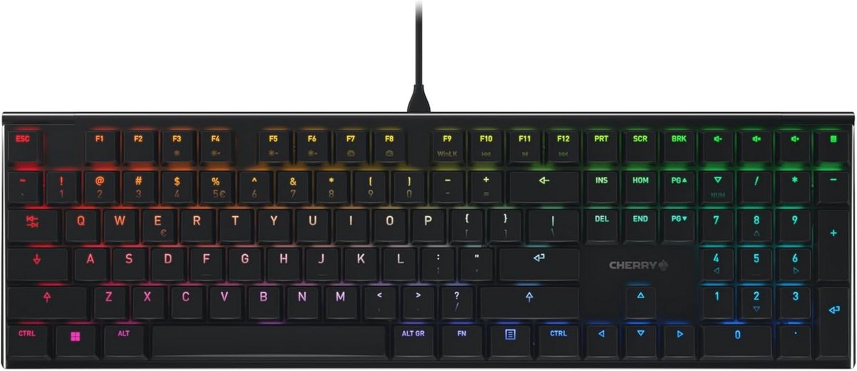 Plat Mechanisch Gaming Toetsenbord QWERTY Bedraad met MX Low Profile Speed Switches