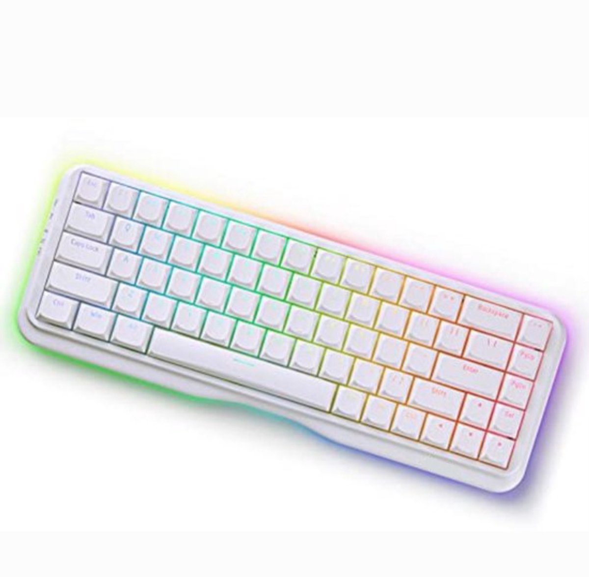 60% Draadloos Mechanisch Toetsenbord met RGB Achtergrondverlichting