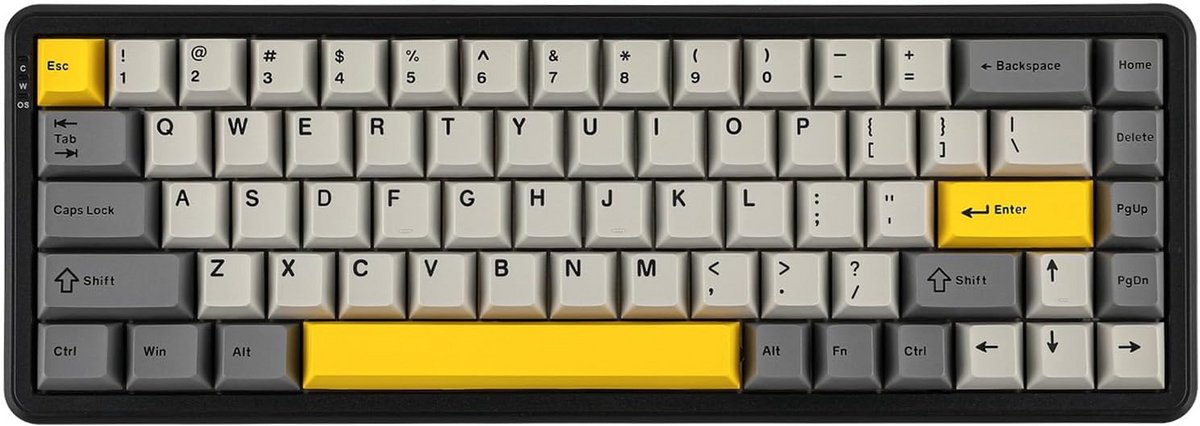 Draadloos Gaming Toetsenbord met 8K Polling Rate en RGB Verlichting