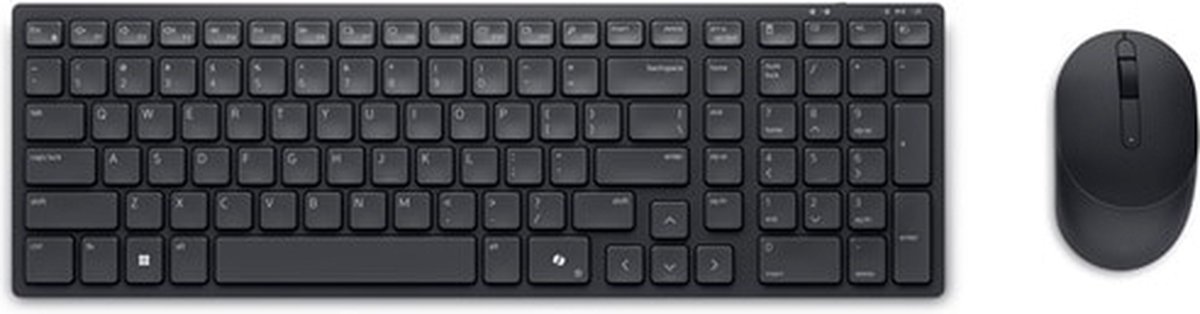 Dell Pro compact stil toetsenbord en stille muis - KM555 - VS internationaal (QWERTY)