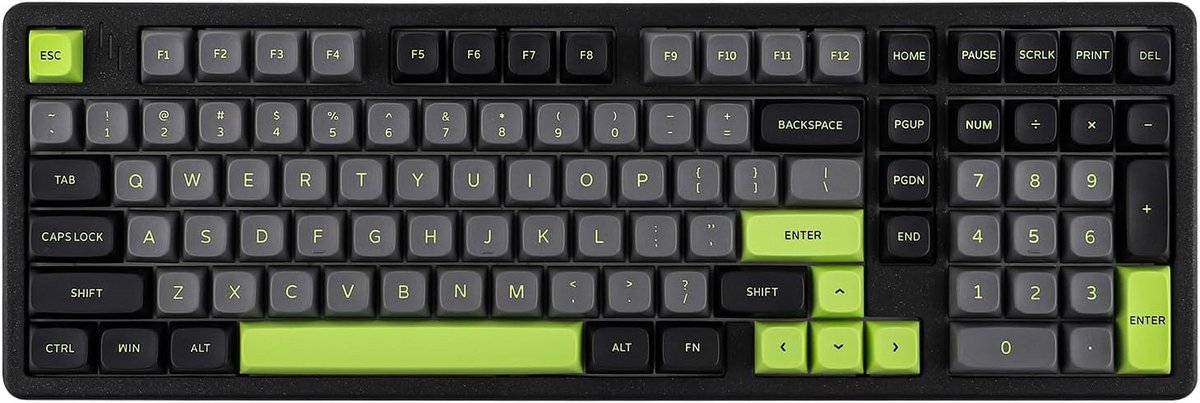 Draadloos Aluminium Mechanisch Gaming Toetsenbord Hot-swappable met RGB en NL Layout