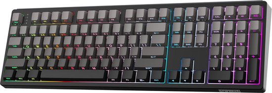 Full-size 108-toetsen Mechanisch Toetsenbord met Gasket Mount en Hot-Swap