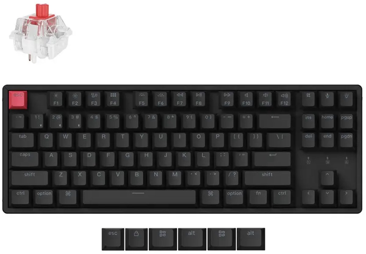 Keychron K8 QMK toetsenbord v2 red switch