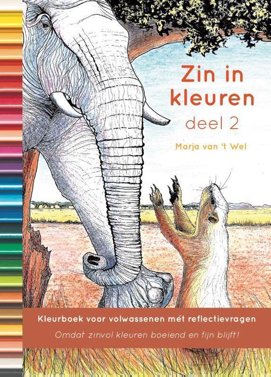 Zin in kleuren 2; Het mooiste kleurboek voor volwassenen met prikkelende vragen.