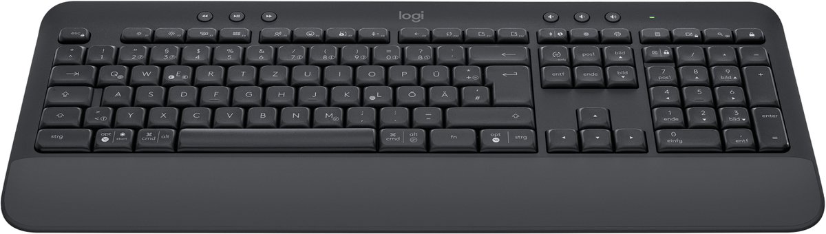 Logitech Signature K650 - Draadloos Toetsenbord - DE QWERTZ - Graphite