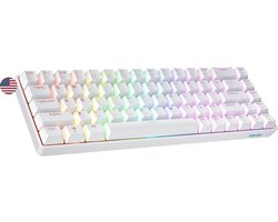 Mechanisch Gaming Toetsenbord 65% - Hot Swappable | RGB Verlichting | 68 Toetsen | ANSI US