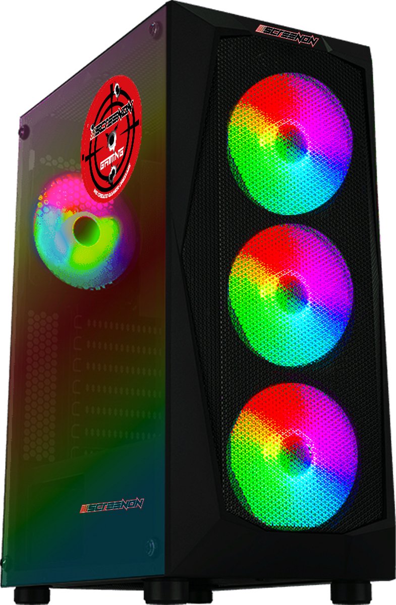 ScreenON - Basic Gaming PC - Ryzen 5 - 480GB SSD - 16GB - GTX 1660 - Geschikt voor Fortnite!