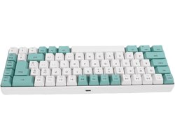 Compact 60% Mechanisch Gaming Toetsenbord met RGB Verlichting - Ergonomisch en Bekabeld