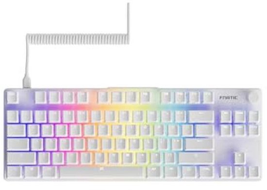 Mechanisch Low-Profile TKL Gaming Toetsenbord met LED-RGB en PBT-Keycaps