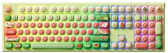 AKKO MONSGEEK MG108B Watermelon - RGB Draadloos Hotswap Mechanisch Gaming Toetsenbord