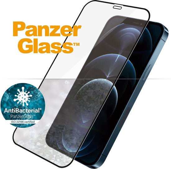 PanzerGlass Case Friendly Apple iPhone 12 Pro Max Screenprotector Glas - Zwart