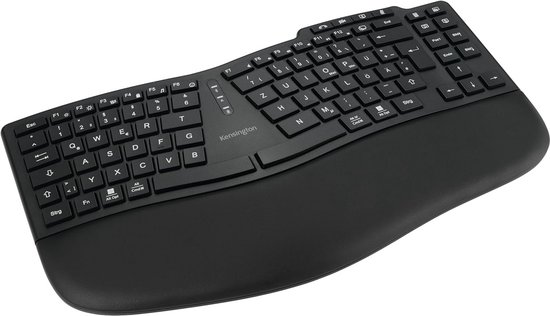 Ergonomisch Draadloos Oplaadbaar TKL Toetsenbord met QWERTZ Lay-out voor Windows en macOS