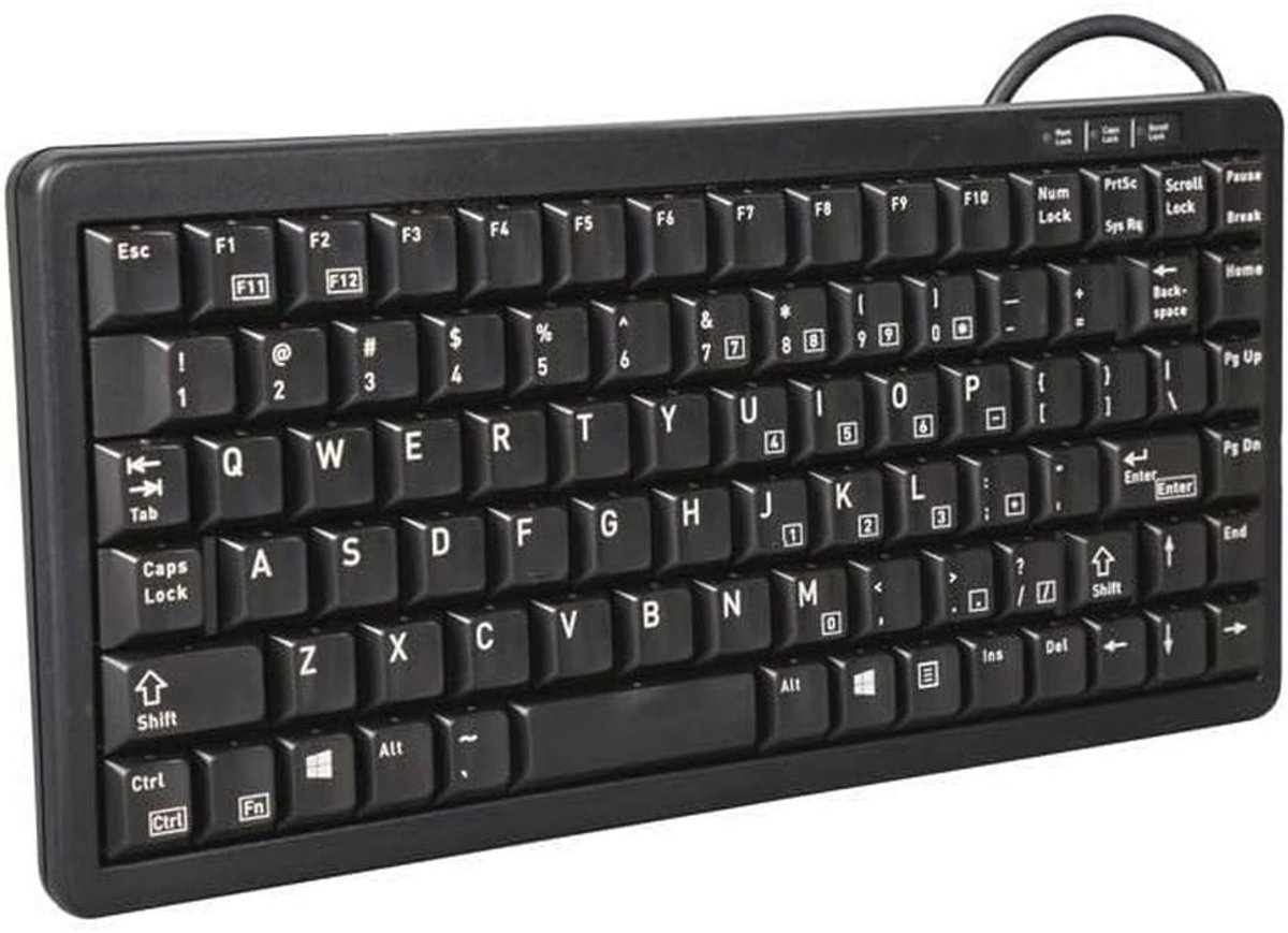Compact Toetsenbord QWERTY, Bedraad, Slim Ontwerp, ML Mechanisme voor Efficiënt Gebruik
