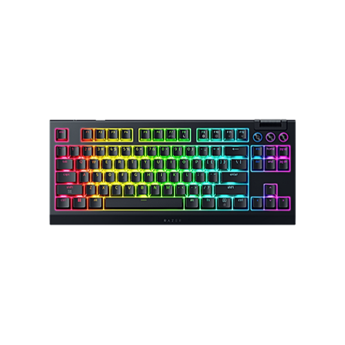 Razer BlackWidow V4 - Draadloos Gaming Toetsenbord - RGB - TKL - Tot 5 Profielen - FR Azerty - Zwart