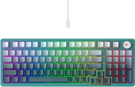 Havit KB899L toetsenbord Gamen USB QWERTY