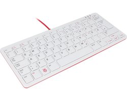 Officiële Toetsenbord voor Raspberry Pi - Wit/Rood