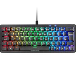 Compact Mechanisch 60% Gaming Toetsenbord - Hot-Swappable Switches & RGB Verlichting