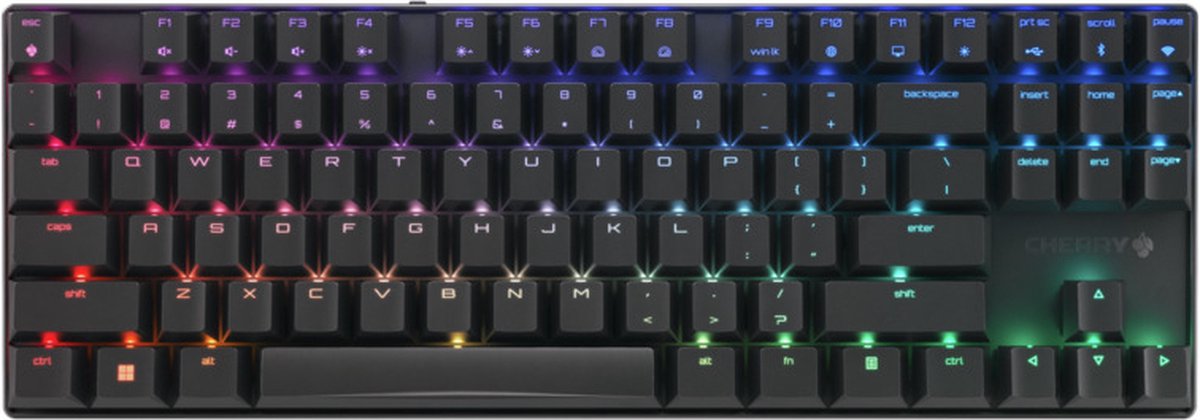 Cherry MX 8.2 TKL Wireless RGB, MX Red, Qwerty US, Zwart