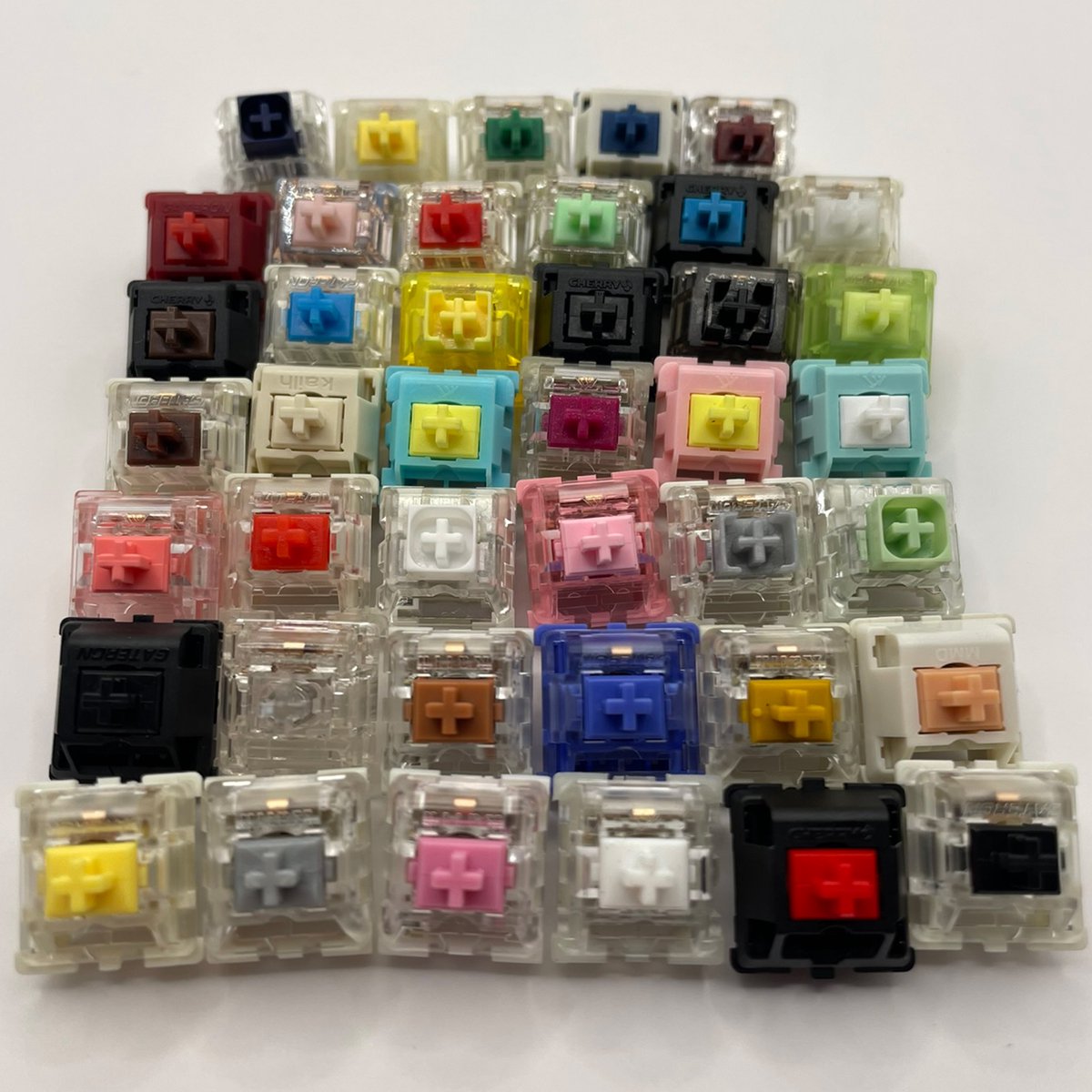 Mechanische Switch Test Pack – 40 Varianten – Linear, Tactile & Clicky – Sample Set