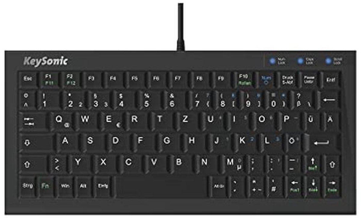 Extra Klein Toetsenbord met USB-kabel - Ideaal voor Beperkte Ruimte