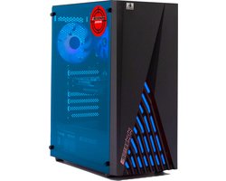 Basis Game PC V2.0 - Ryzen 5 - 8GB DDR4 - 240GB M.2 SSD - Windows 11 Pro - Radeon RX 550 - Blauw