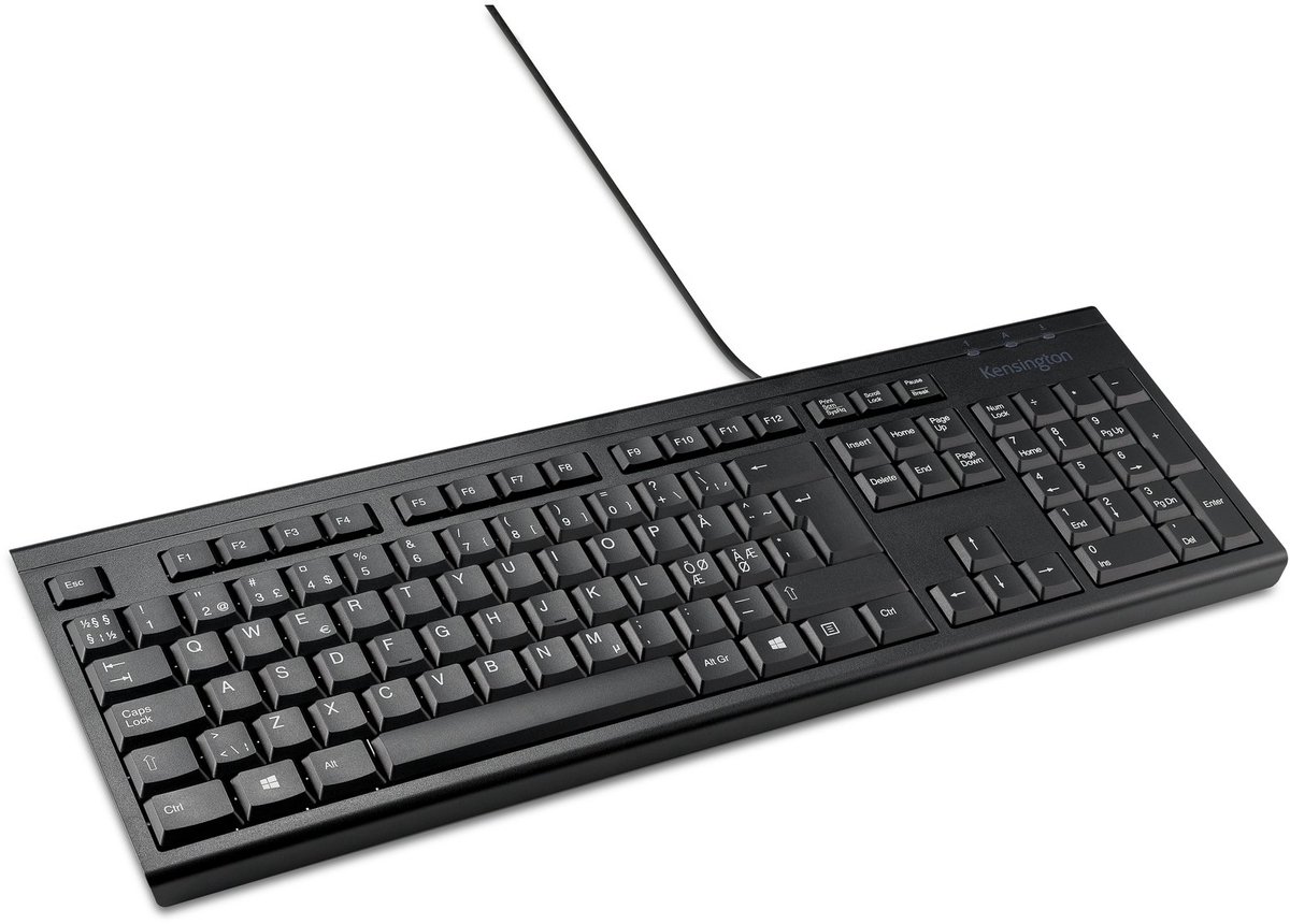 Kensington KB100 EQ Wired Full Size Keyboard