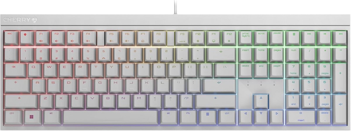 Mechanisch Gaming Toetsenbord met RGB Verlichting en Blauwe Switches - Verkabeld QWERTY