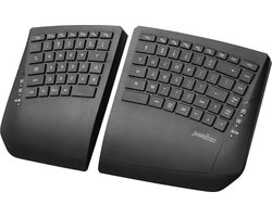 Draadloos Ergonomisch Gesplitst Toetsenbord met Verstelbare Hoek