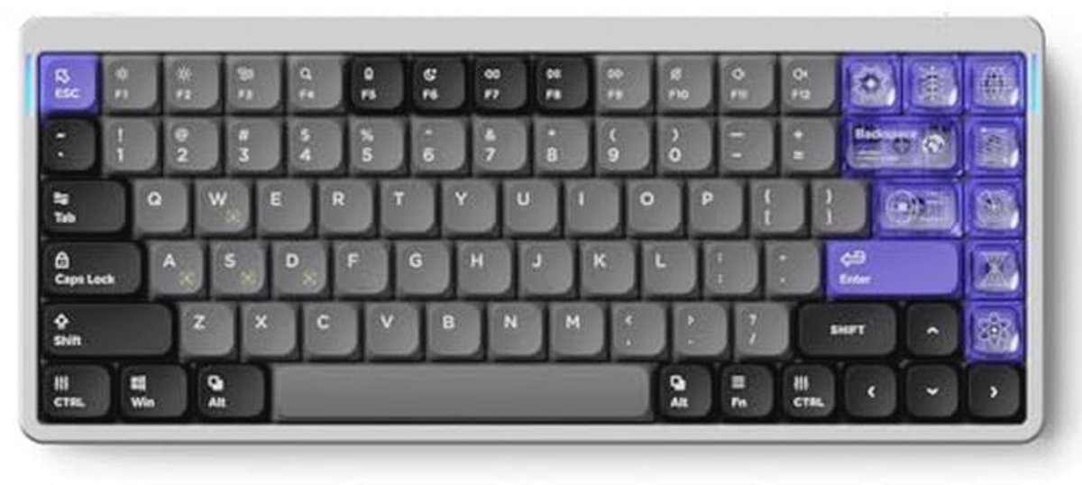 Gaming Toetsenbord met Hall Effect Schakelaars - 75% Compact en Aanpasbaar RGB Toetsenbord