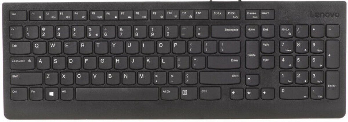 Lenovo Calliope USB Keyboard zwart 00XH626