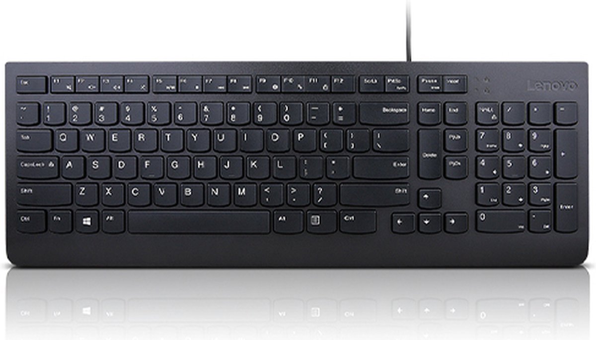 Lenovo Essential bedraad toetsenbord (zwart),VS, Euro103P