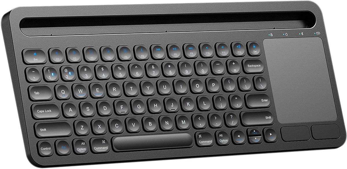 NÖRDIC KB-106 Bluetooth Toetsenbord - Met Touchpad - Geschikt voor iOS, Windows en Android