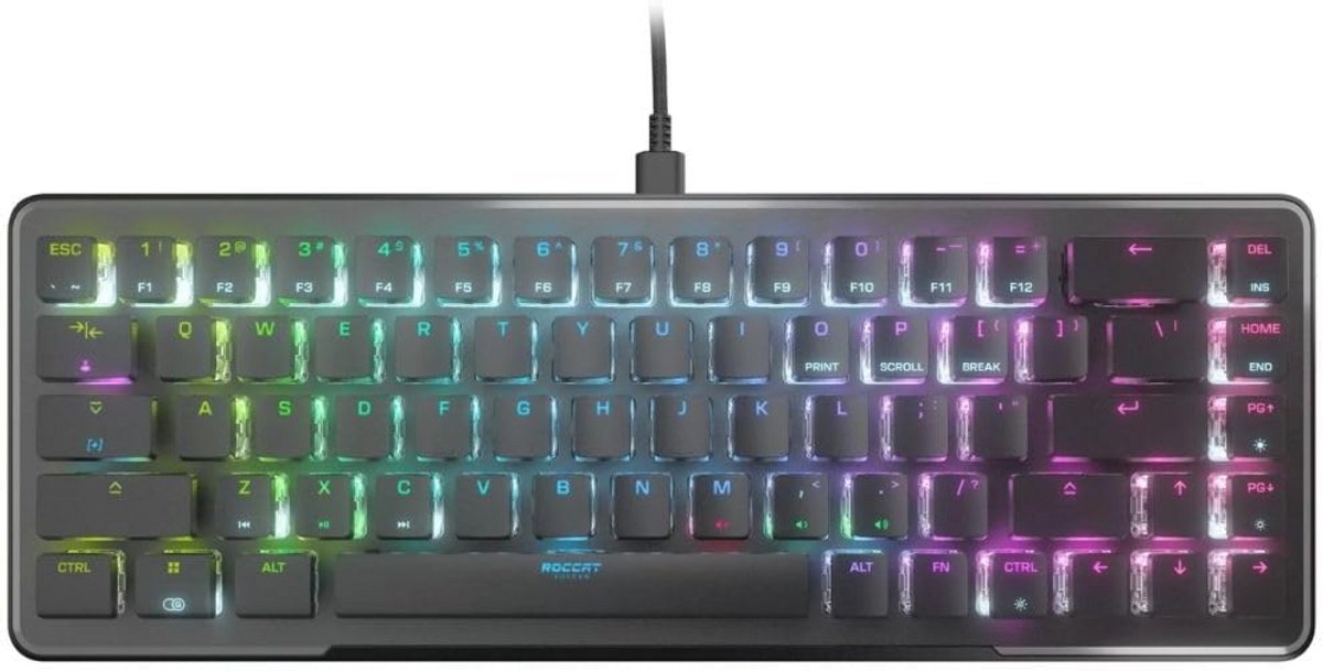 Mini Gaming Toetsenbord met Optische Schakelaars en RGB Verlichting