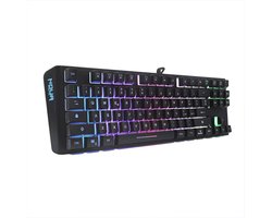 RGB Gaming-toetsenbord QWERTY met 87 toetsen en Multimedia-toetsen