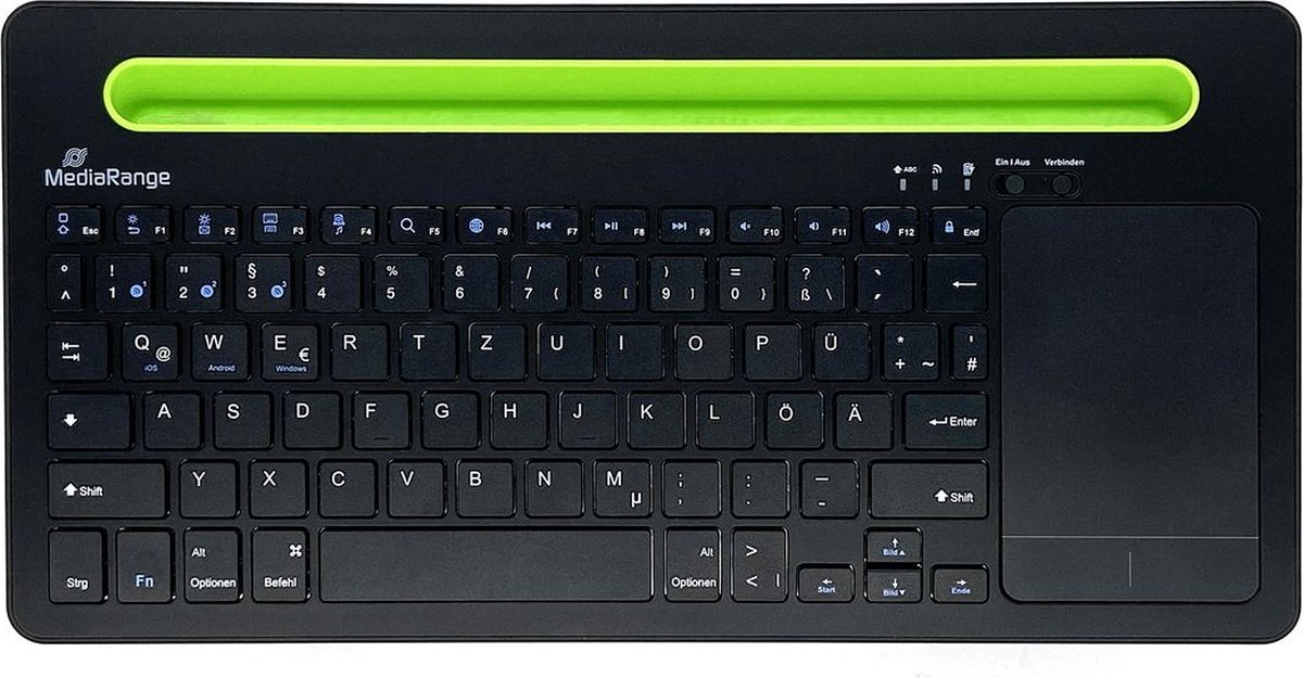 Bluetooth Keyboard MediaRange MROS131 Qwertz German (Refurbished A)