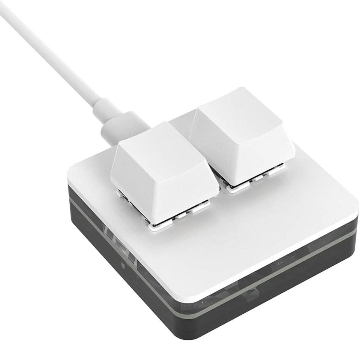 Compact Programmeur Toetsenbord 2 of 3 Toetsen Mechanisch RGB Kopieer Plak Sneltoetsenbord