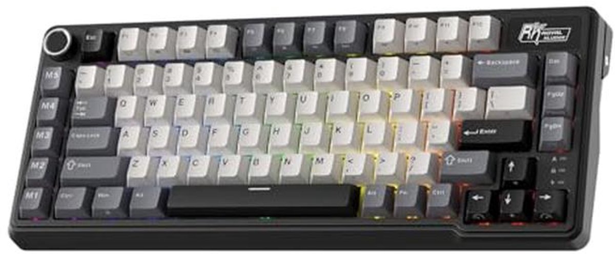 Mechanisch 75% TKL Toetsenbord met Tri-Mode Verbinding en Hot-Swap Ondersteuning