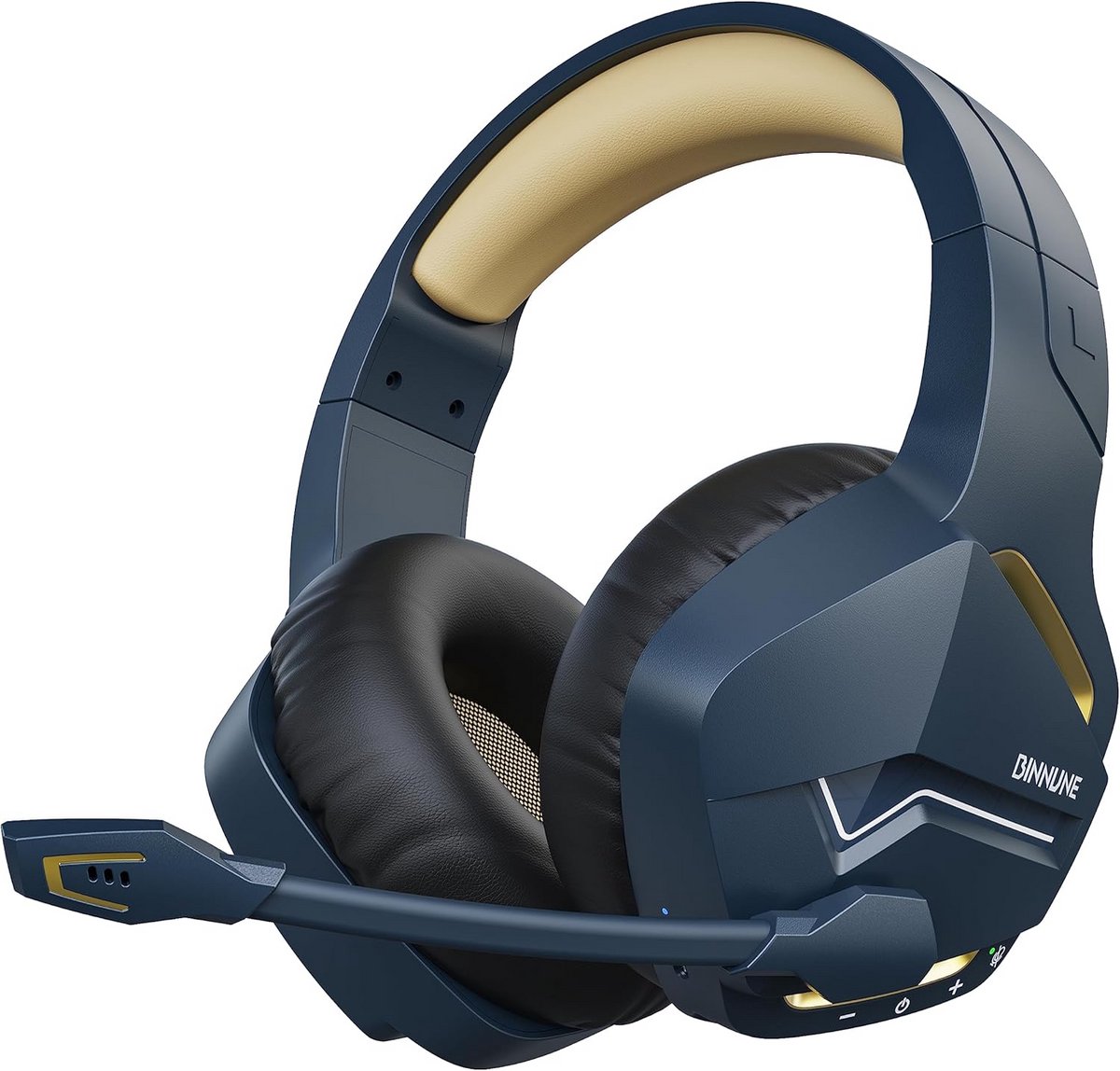 Draadloze Gaming Headset met Microfoon voor PC en Andere Apparaten