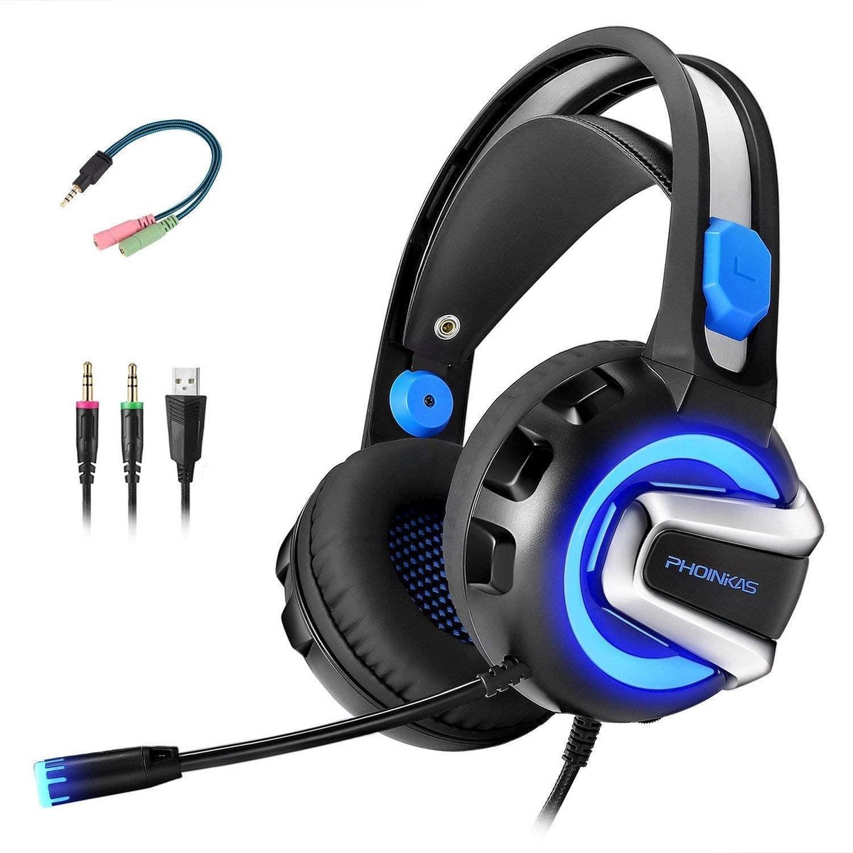 Phoinikas Gaming Headset - Geschikt voor Xbox One, PC, Laptop, Switch