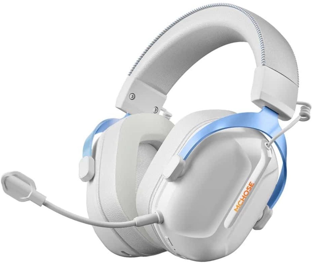 MCHOSE S9 Pro - Wit Blauw 7.1 Surround Draadloze Gaming Headset (MC-S9-6)