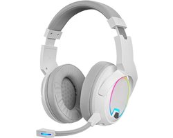 MMP®Game headset draadloos - Headset - Game headset - Gaming headsets - Wit - 9cm x 18cm x 20cm