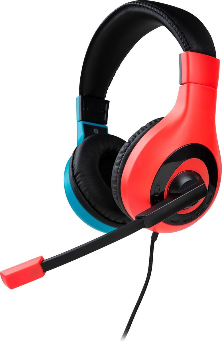 Nacon Stereo Gaming Headset V1 - Nintendo Switch - Neon Rood/Blauw
